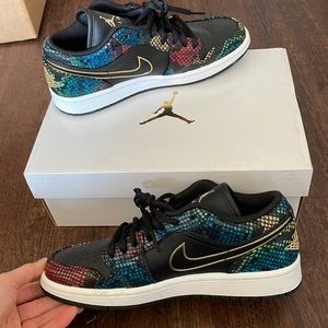 Air Jordan 1 Multi Snakeskin Shoe